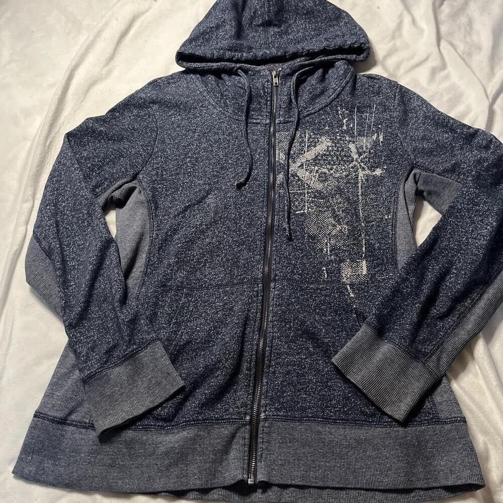 WAREHOUSE ONE HEATHER ZIP HOODIE